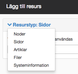 Lägg till resurstyp