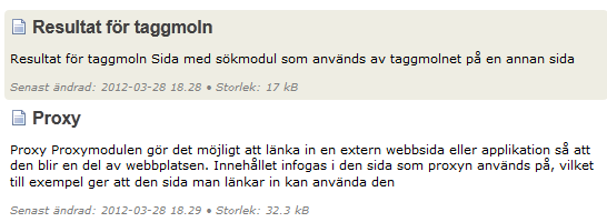 Taggmolnresultat