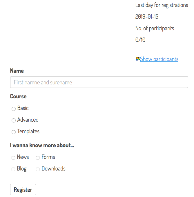 Sign up
