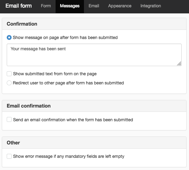 Messages