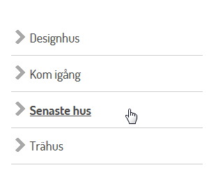Exempel vertikal meny