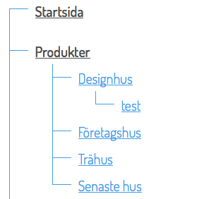 Med eget namn på startsidan
