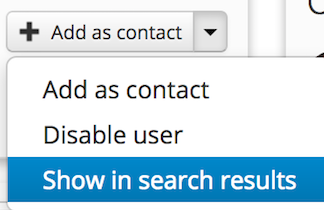 Show in search results