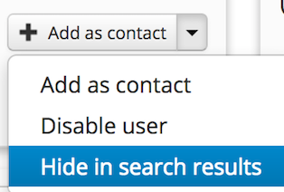 Hide in search results