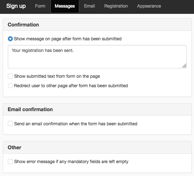 Messages