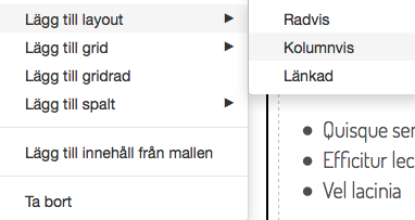 Lägg till layout