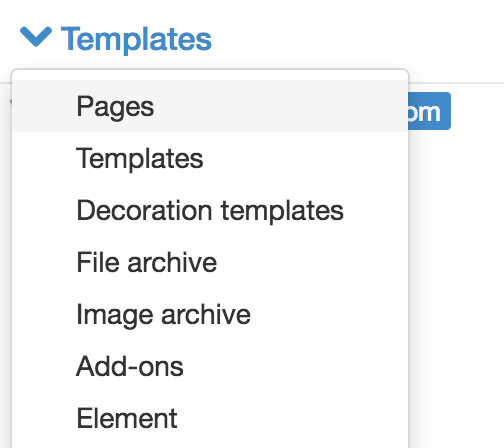 Show templates