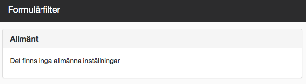 Formulärfilter
