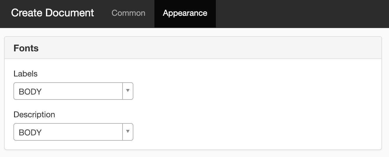 create document