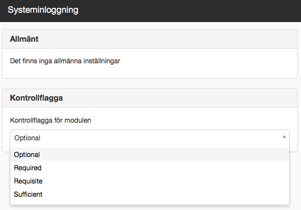 Systeminloggning