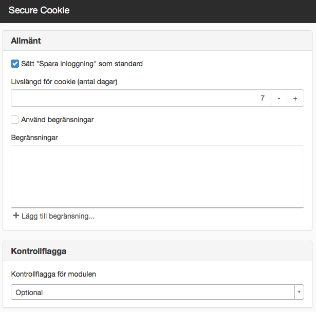 Secure cookie