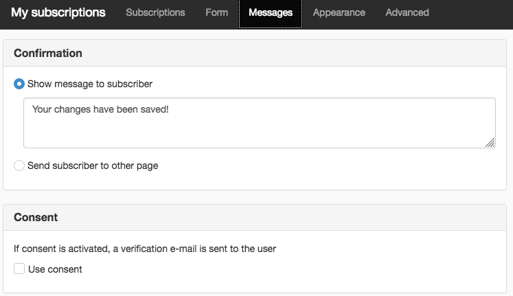 Messages