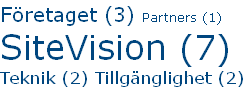 Taggmoln med antal träffar