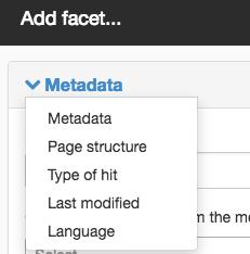 Add facet