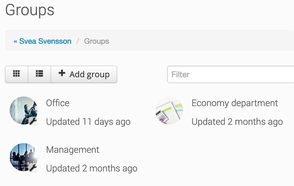 Groups