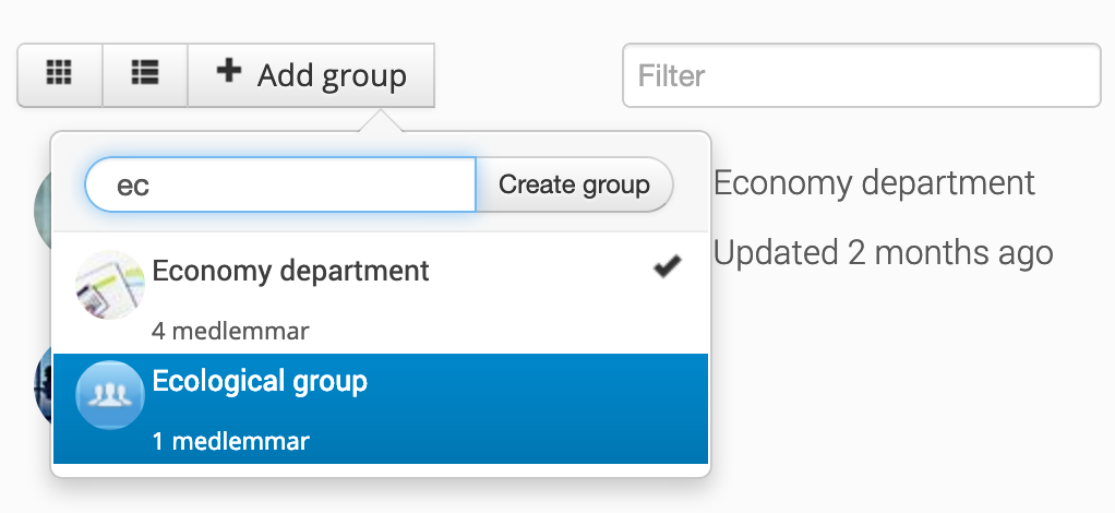 Add group