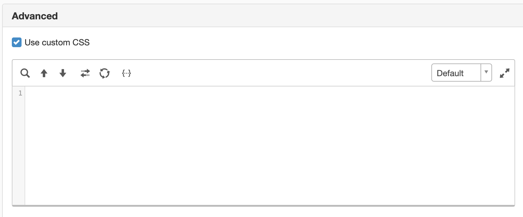 Egen CSS