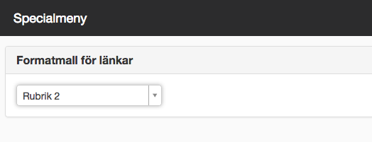 Konfiguration för redaktören
