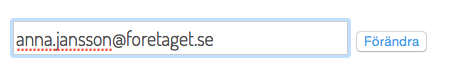 Ändra prenuemrationer