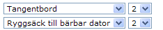 Exempel på skriptfält