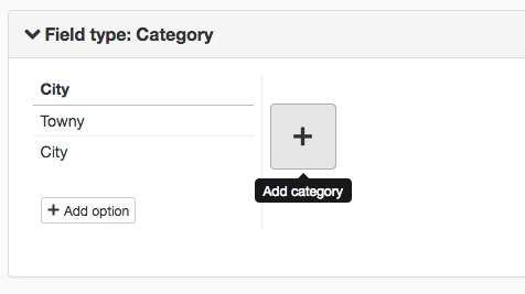 Add category