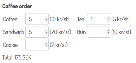 Example of Order