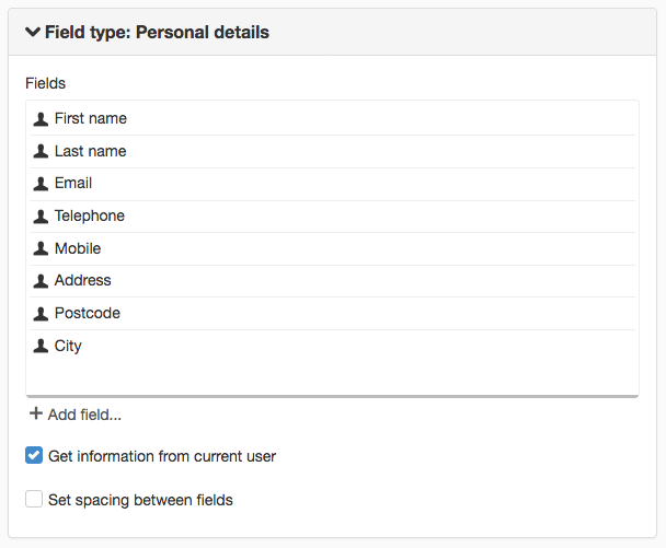 Personal data