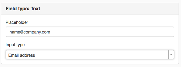 Fieldtype Text