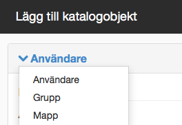 Välj objekt