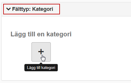 Skärmdump på Lägg till Kategori: Kommun