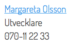 Mer information (Titel och E-postadress)
