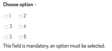 Mandatory question