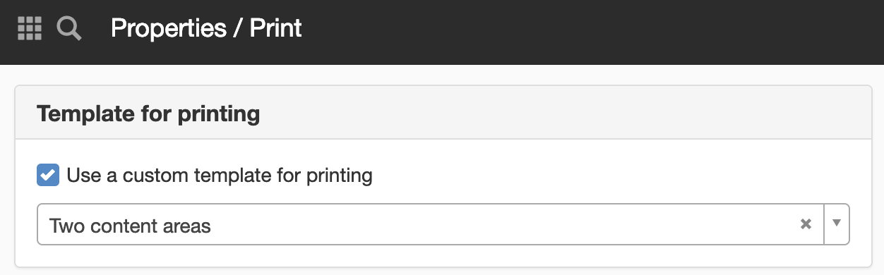 template for print