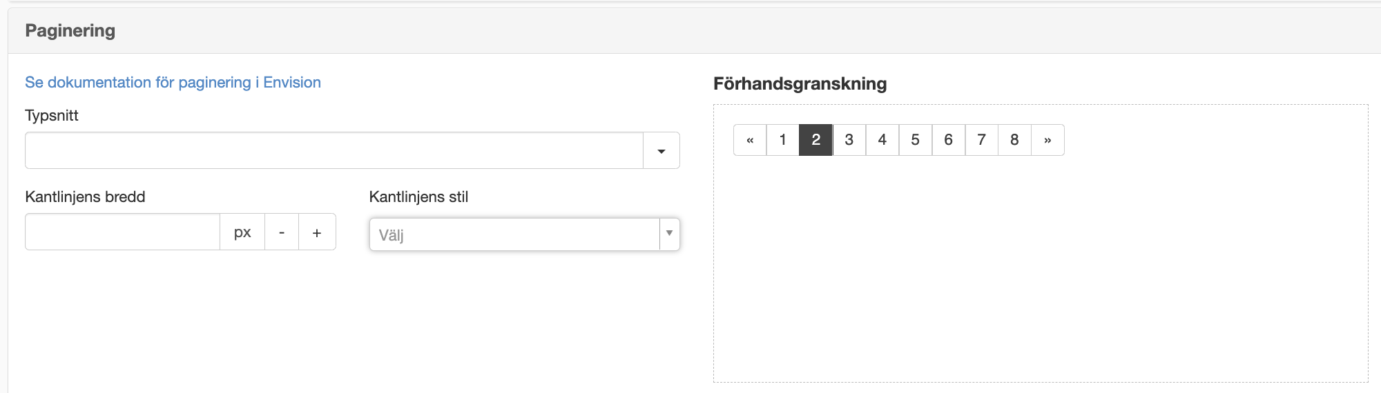 Paginering