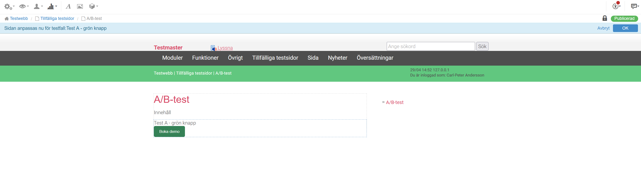 Skapar gratis vyn