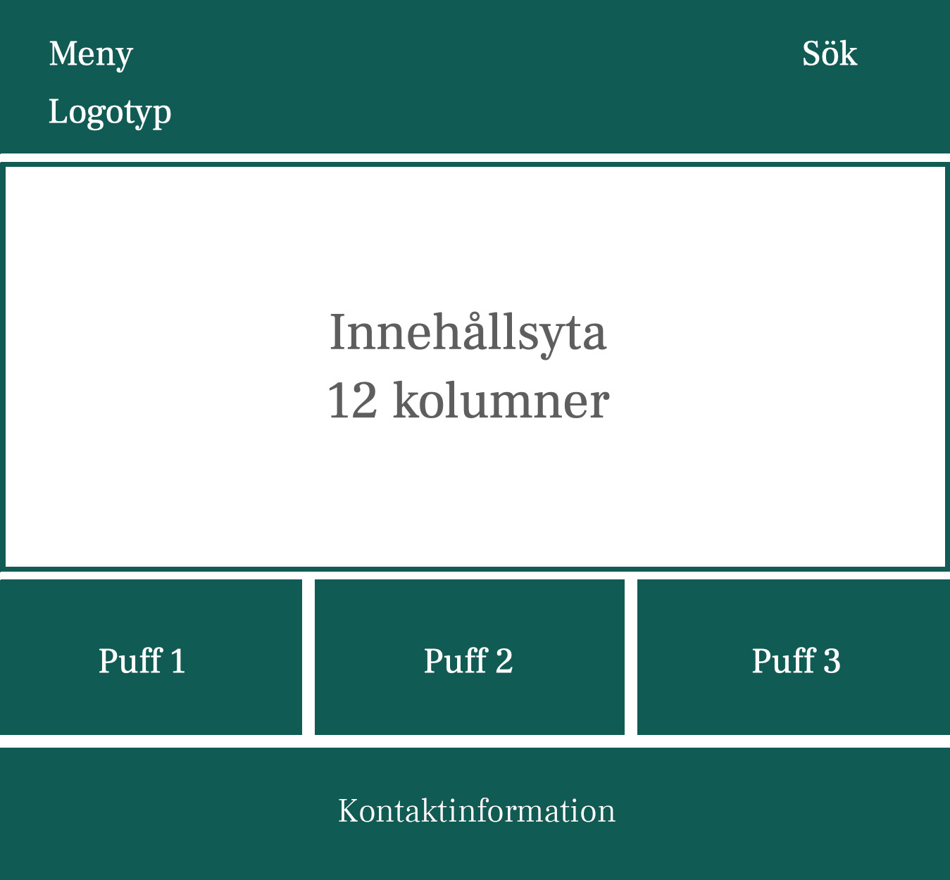 1. En spalt (bred mall)