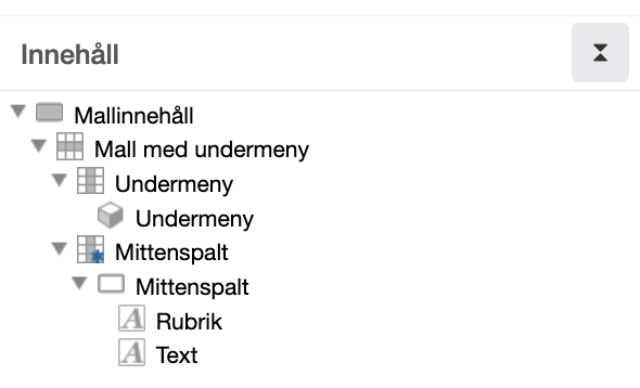 Konverterat till mittenspalt