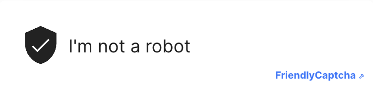 Friendly Captcha