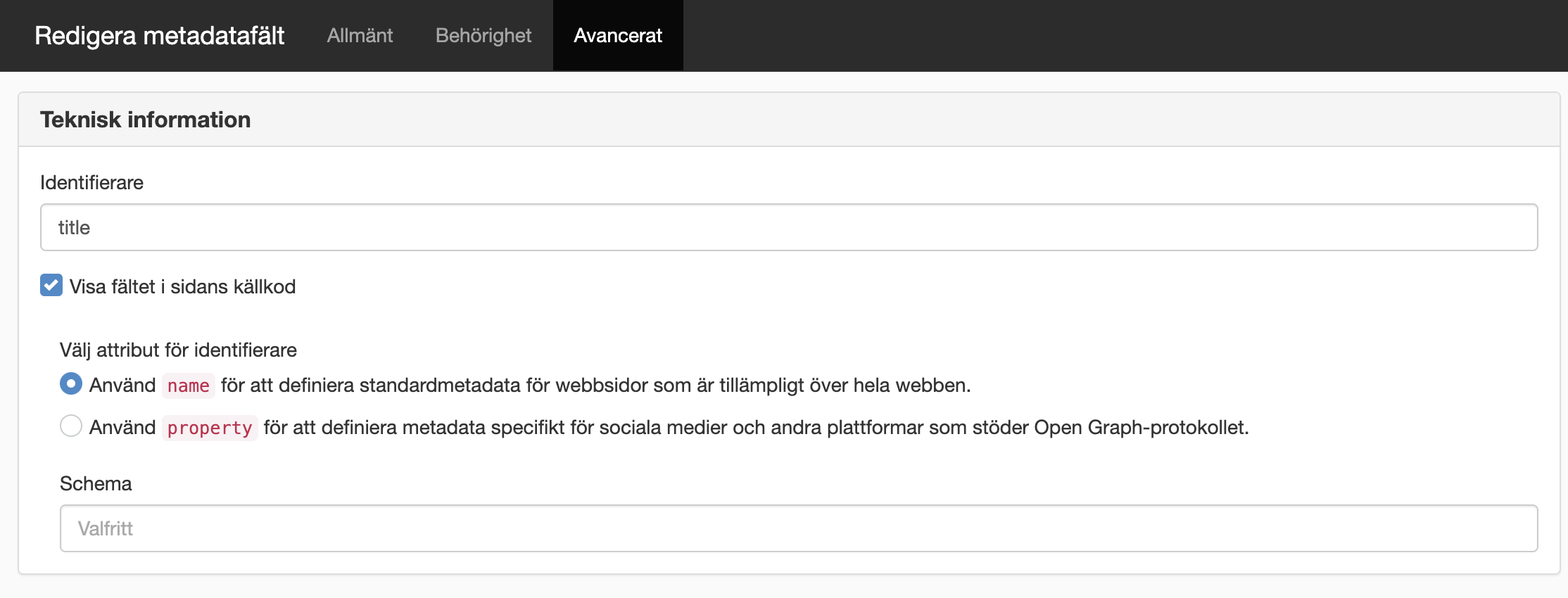 Metadata OG