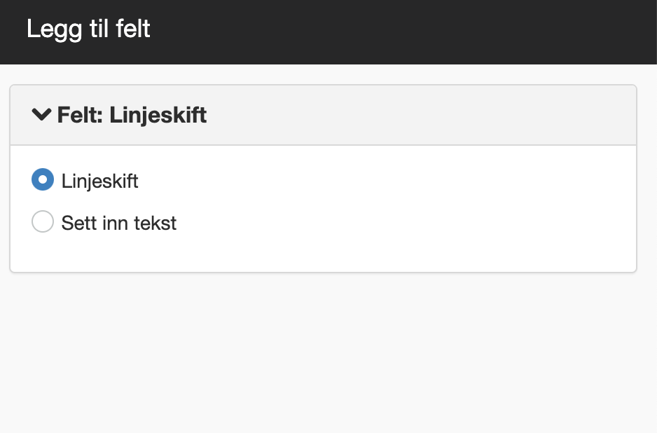 Linjeskift