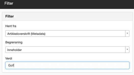 Linkelist filter