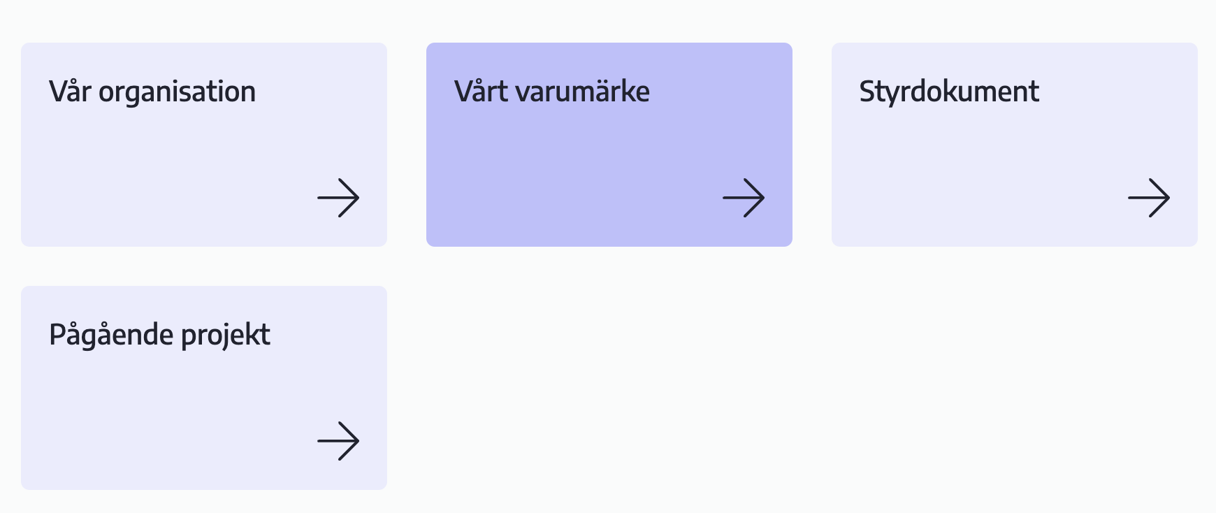 Exempel puffmeny