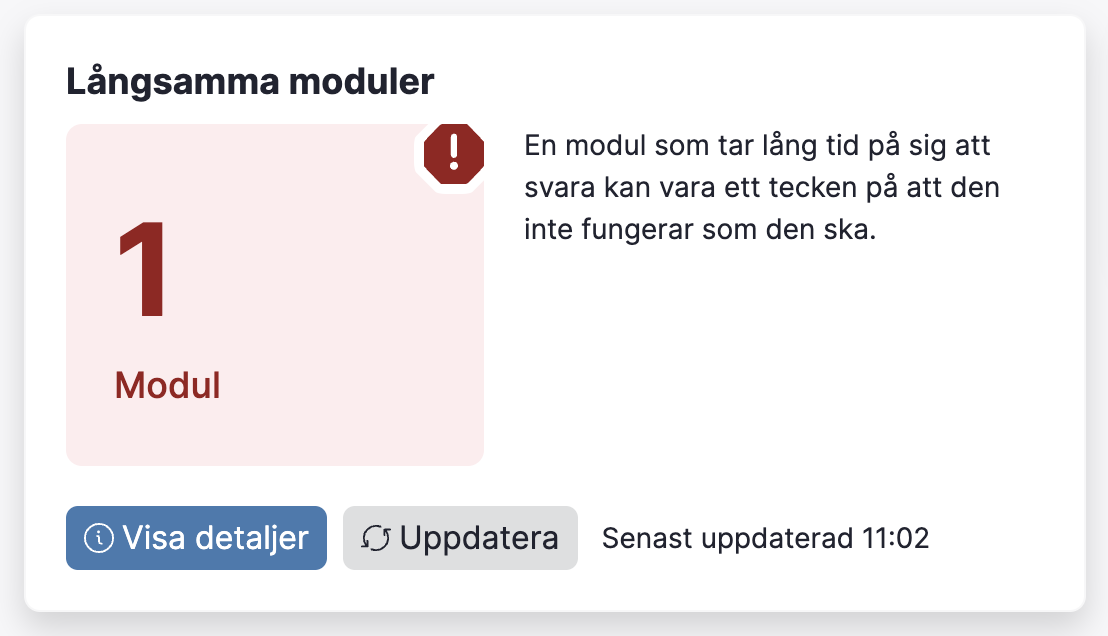 Långsamma moduler