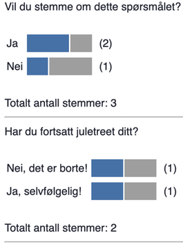 Tidligere spørsmål