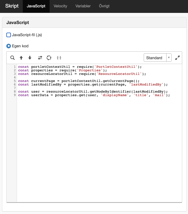 Skript- javascript