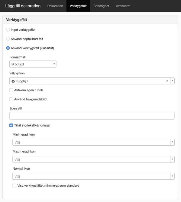 Lägg till dekoration