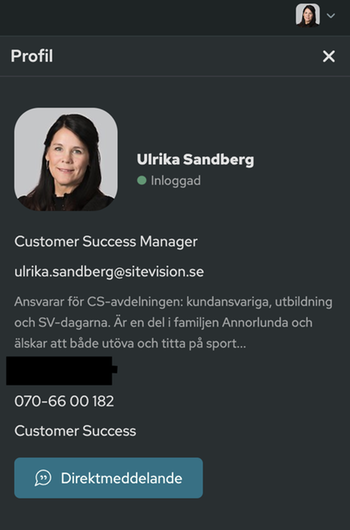 Info om profilen