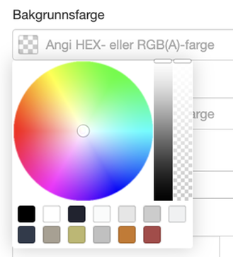 HEX eller RGB-farge