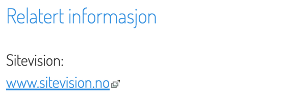Exempel på Relaterad information