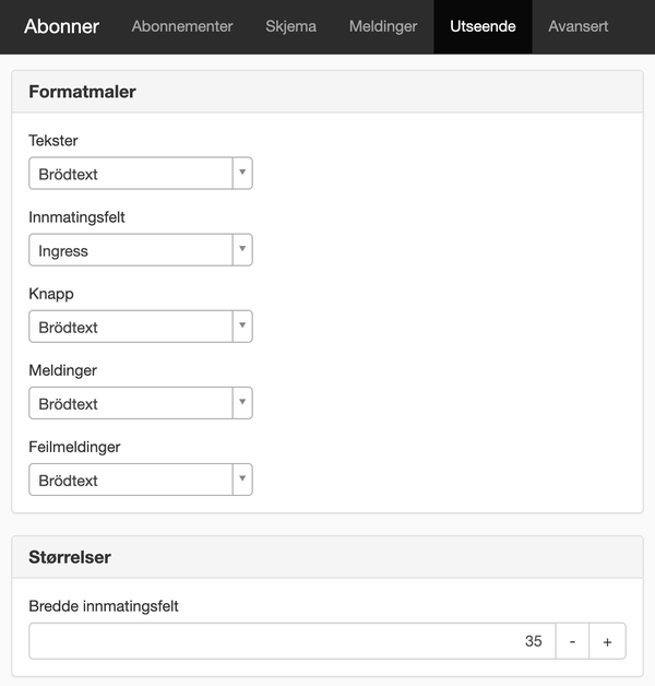 Fanen utseende